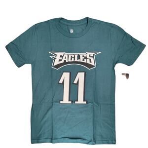 Carson Wentz #11‎ Philadelphia Eagles Football NFL Tee Youth Medium